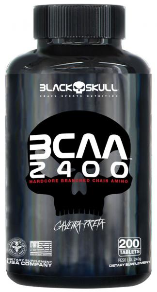 BCAA 2400 200 Caps - Black Skull