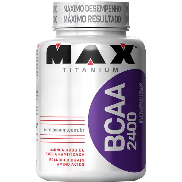 BCAA 2400 200 Cáps - Max Titanium