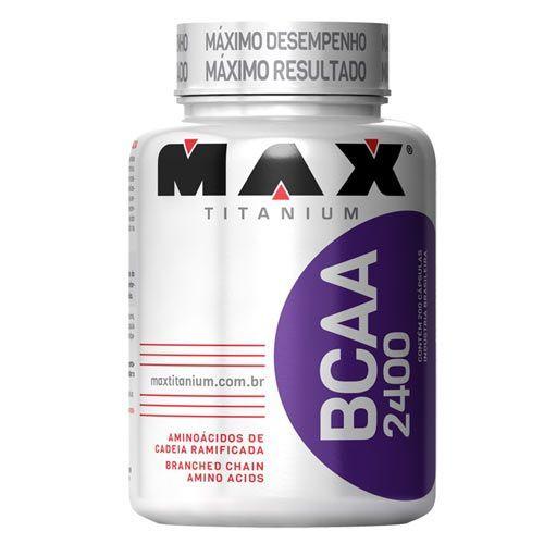 BCAA 2400 - 200 Cápsulas - Max Titanium
