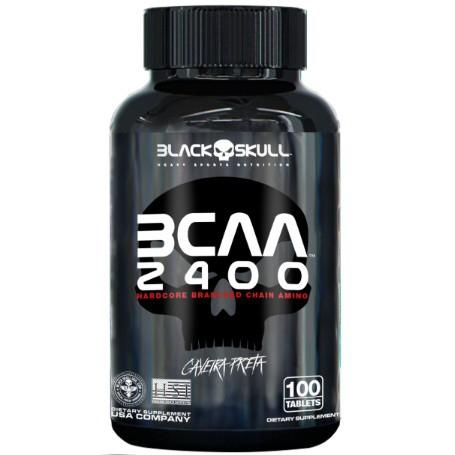 BCAA 2400 - 100 Caps - Black Skull