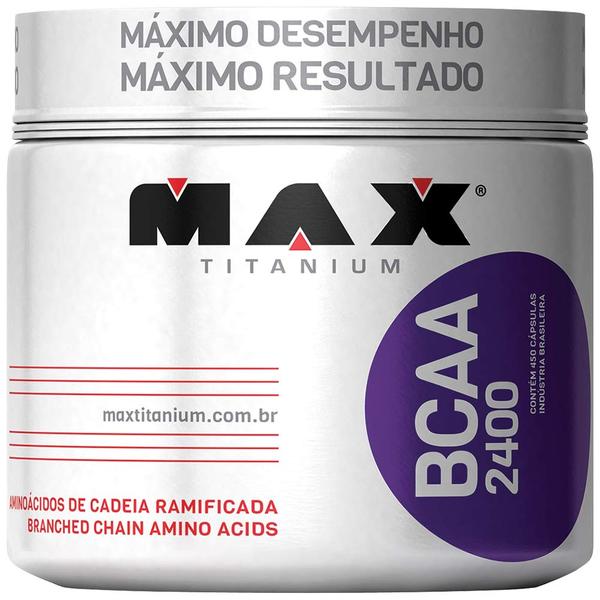 Bcaa 2400 - 450 Cápsulas - Max Titanium