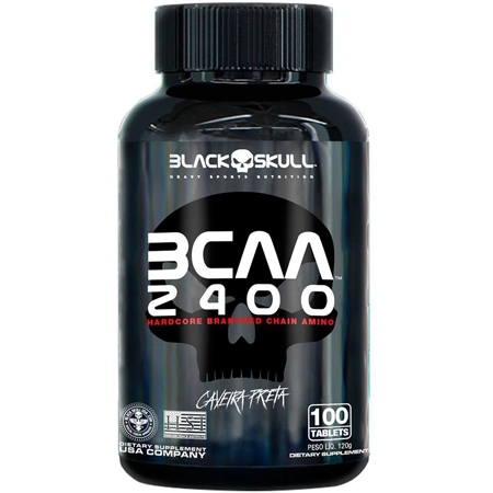 BCAA 2400 Black Skull 100 Cápsulas