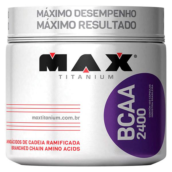 BCAA 2400 - Max Titanium - 450 Cápsulas