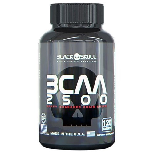 BCAA 2500 (120 Caps) - Black Skull
