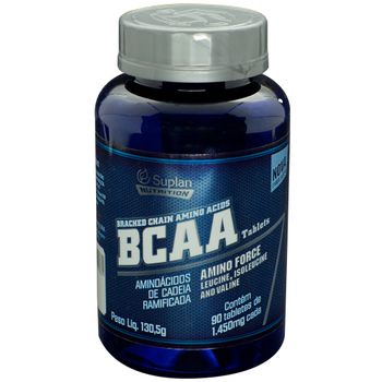 BCAA Aminoácidos Suplan 90 Cápsulas