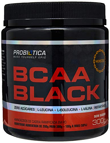 BCAA Black - 300g Natural - Probiótica, Probiótica
