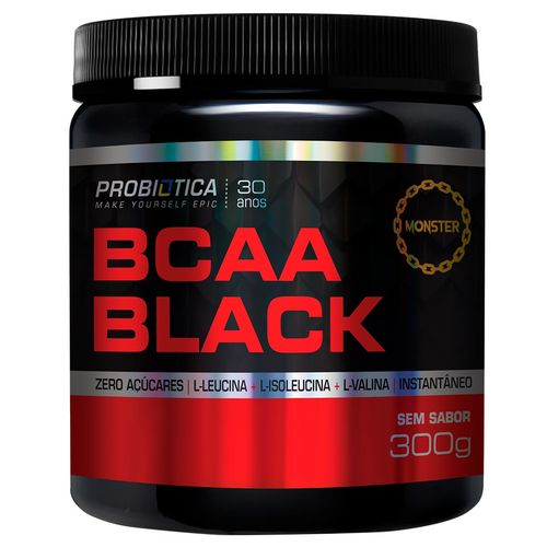 Bcaa Black 300g Sem Sabor - Probiotica