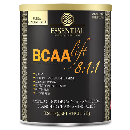 Bcaa Lift 8:1:1 Essential Nutrition 210g-limão