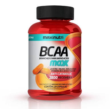 BCAA Maxx 2800 - Maxinutri - 120 Cápsulas