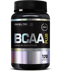BCAA Plus 800mg Probiótica - 120 Cápsulas