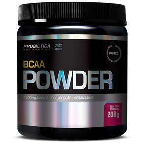 BCAA Powder 200g Açaí com Guaraná - Probiótica - Açaí com Guaraná - 200 G