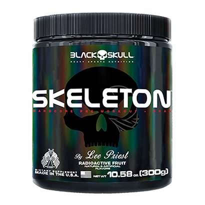 BCAA Skeleton 300g By Lee Priest - Black Skull