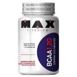 Bcaa - Suplemento Alimentar 272 Tabletes - Max Titanium