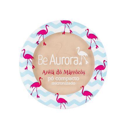 Be Aurora Pó Compacto Micronizado Areia do Marrocos Nude Médio Nº02 - Beaurora