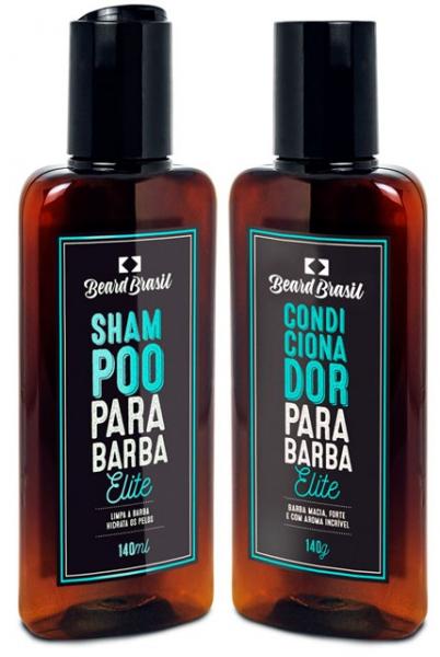 Beard Brasil Novo Elite Shampoo (140ml) e Condicionador (140ml)