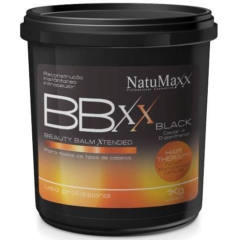 Beauty Balm Xtended Black 1kg Natumaxx