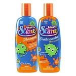 Beauty Slime - Kit Azul Neon - Shampoo + Condicionador