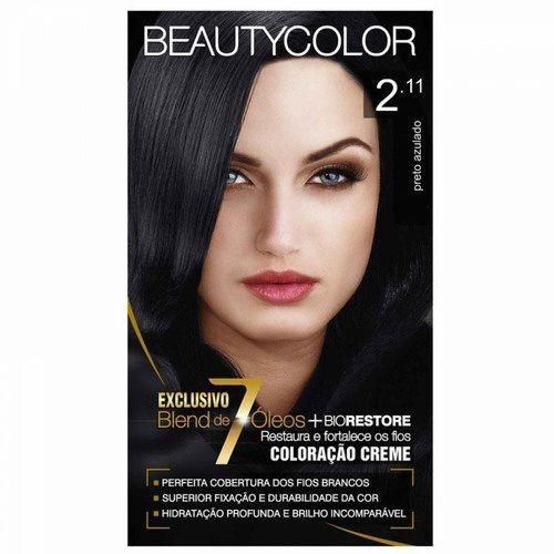 Beautycolor - Coloração Creme Preto Azulado 2.11