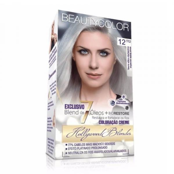 Beautycolor Tinta Kit 12.112 Louro Ultra Claríssimo Extra Cinza
