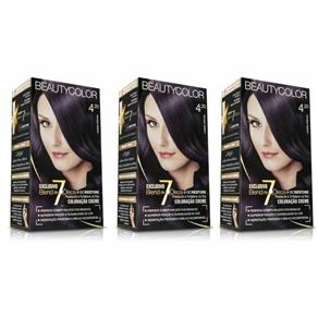 Beautycolor Tinta - Kit 4.20 Violeta Intenso - Kit com 03
