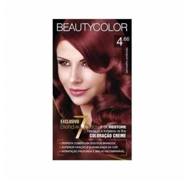 Beautycolor Tinta Kit 4.66 Vermelho Profundo
