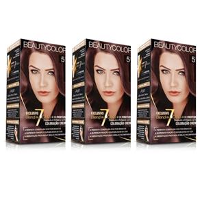 Beautycolor Tinta - Kit 5.7 Café Chocolate - Kit com 03