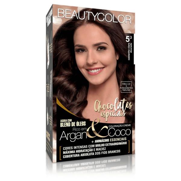 Beautycolor Tinta Kit 5.3 Castanho Claro Dourado