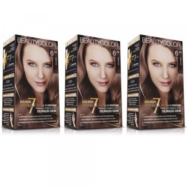 Beautycolor Tinta Kit 6.34 Chocolate (Kit C/03)
