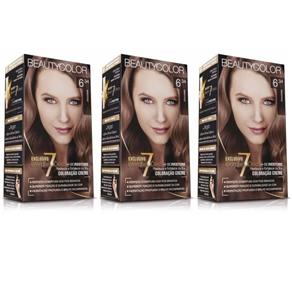 Beautycolor Tinta - Kit 6.34 Chocolate - Kit com 03