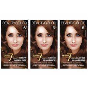 Beautycolor Tinta - Kit 6.7 Chocolate Suíço - Kit com 03