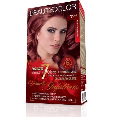 Beautycolor Tinta Kit 7.46 Exuberância Total (Kit C/06)