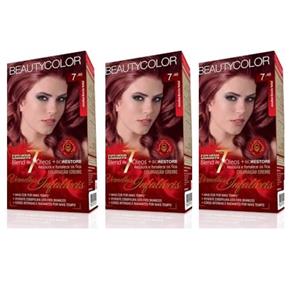 Beautycolor Tinta - Kit 7.46 Exuberância Total - Kit com 03