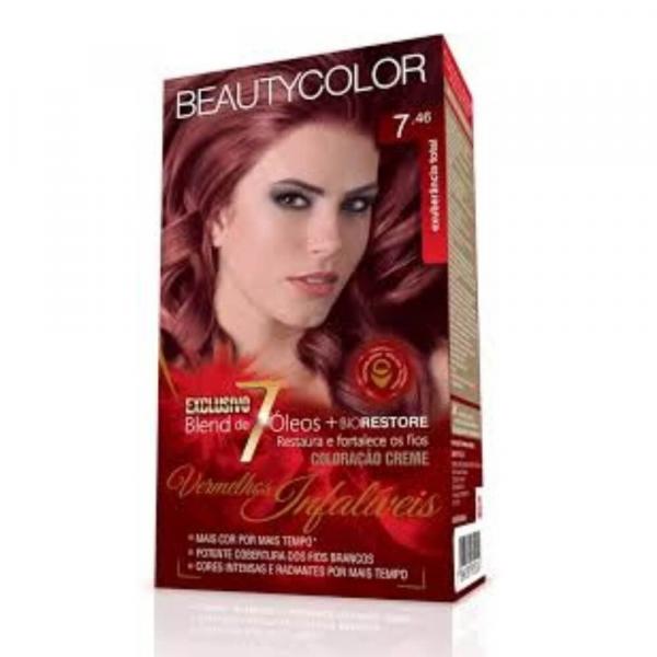 Beautycolor Tinta Kit 7.46 Exuberância Total