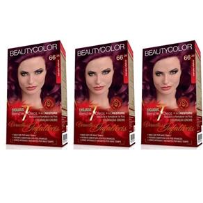 Beautycolor Tinta - Kit Especial 66.26 Marsala Infalível - Kit com 03