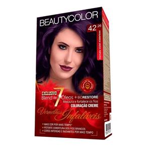 Beautycolor Tinta Vermelhos Infalíveis Kit 42.26 Marsala Violet Misterioso
