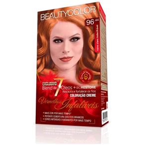 Beautycolor Tinta Vermelhos Infalíveis - Kit 96.44 Ruivo Claro Indecifrável