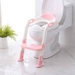 Bebê almofada macia Folding WC padrão de assento dos desenhos animados doce cor Toilet Seat