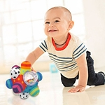 Bebê Catching Rattle Stereo Rattle Toy bebê 0-3 anos de idade