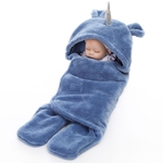 Bebê Cordeiro Cashmere cobertor do bebê saco de dormir Banho Swaddling