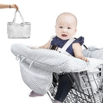 Bebê Crianças Crianças Criança Carrinho de Compras de Supermercado Tampa de Assento com Alça de Segurança Anti-Mancha Escudo Sujo Escudo Trolley Cadeira Alta
