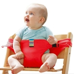 Bebê Dining Chair cinto de segurança do assento portátil Almoço Cadeira Assento estiramento Enrole cadeira de alimentação