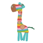 Amyove Lovely gift Bebê do arco-íris do girafa Rattle