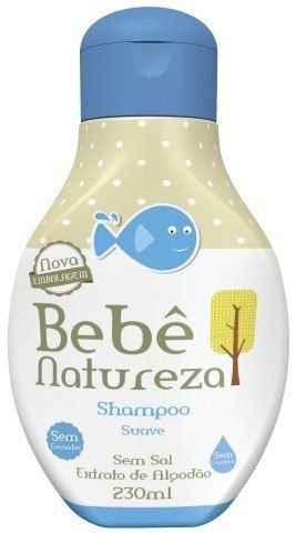 Bebê Natureza Shampoo Suave 230ml (Kit C/06)