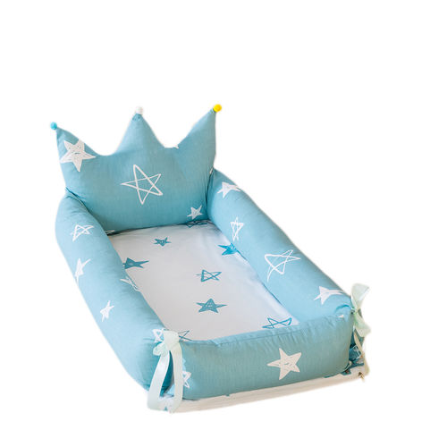 Bebê Nest Destacável Simulando Sono Bed Crown Projeto Recém-nascido Babynest Viajando Almofada Bed