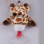 Bebê recém-nascido Silicone animal Chupeta Plush Toy chupeta Pendurado Brinquedos para Crianças