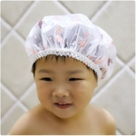 Bebês Crianças Cap Duche impermeável ajustável Elastic Bath Hat