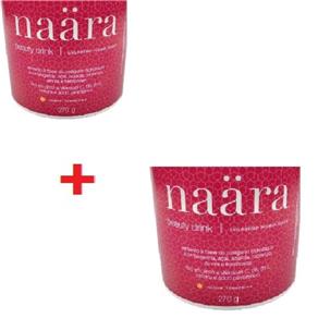 Bebida da Beleza à Base de Colágeno Hidrolisado - Sabor Tangerina - Naara Kit com 2 Potes 270g Cada