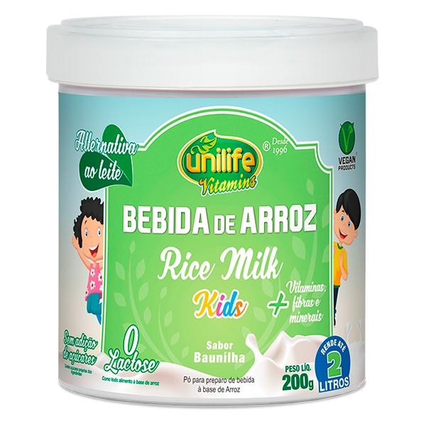 Bebida de Arroz Rice Milk Kids 200gr Unilife