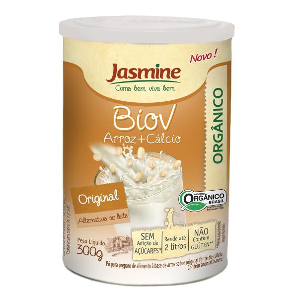 Bebida Vegetal BIOV Arroz e Cálcio em Pó - Jasmine - 300g