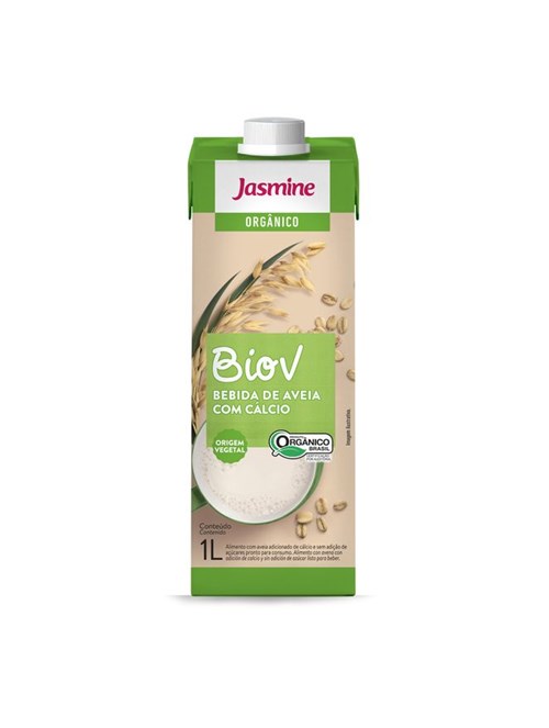 Bebida Vegetal de Aveia com Cálcio Orgânica Jasmine 1l